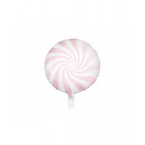 Globo foil modelo caramelo de 45 cm - rosa claro