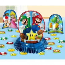 Kit de decoracion para mesa de Super Mario