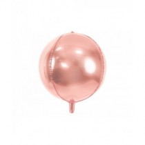 Globo balon de aluminio oro rosa