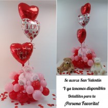 Bouquet de Globos San Valentín Osito