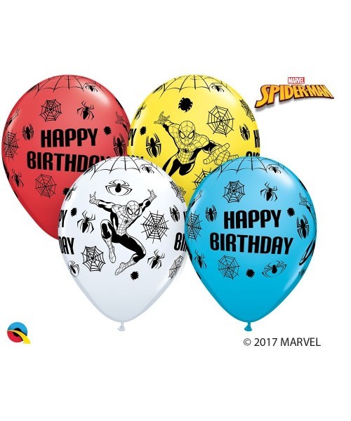 Latex balloon 11 in. (27.9cm) Special Marvel's Spider-Manbday