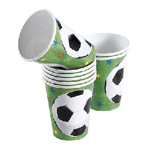 Fiesta Campeonato de Fútbol - Vasos de Papel 266ml